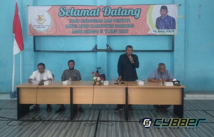 Drs.Tarlan, Anggota DPRD Kabupaten Bandung Gelar Reses Masa Sidang ke III Tahun 2022