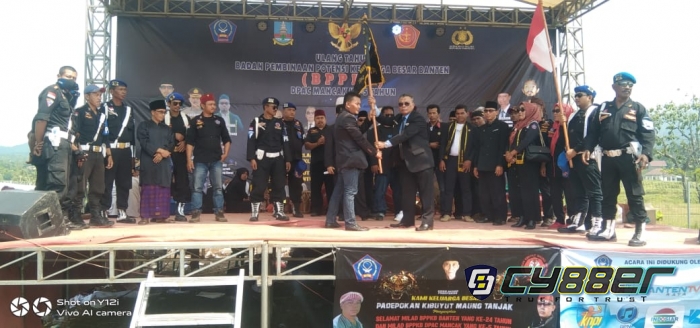 HUT ke 5 Ormas BPPKB DPAC Mancak Gelar Pelantikan Kepengurusan  