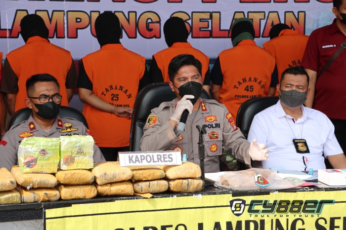 Polres Lamsel Amankan 46 Pelaku Dalam Sebulan.