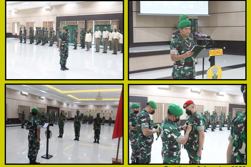 Danpusdikku Kodiklatad Pimpin Acara Penutupan Pendidikan Fungsi Keuangan Angkatan Darat (Dikfungkuad) TA 2022