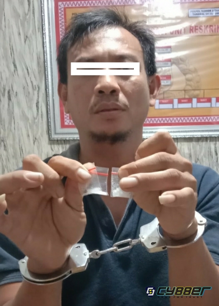 Pengedar Sabu di Tangkap Polsek Katibung.
