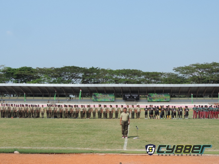 Korem 064/MY Buka Turnamen Sepak Bola Piala KASAD Liga Santri PSSI 2022