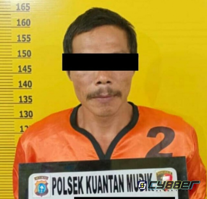 KS Pelaku Cabul Bocah SD Menginap di Hotel Prodeo Polsek Kuantan Mudik Kab. Kuansing 