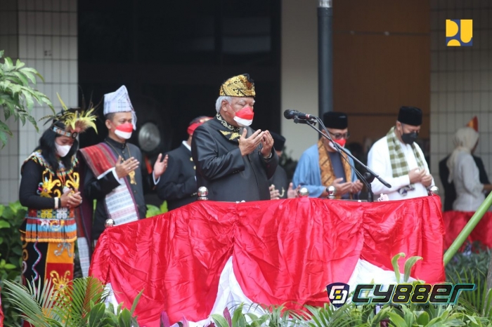 Peringatan HUT ke-77 Republik Indonesia, Menteri Basuki: Pembangunan Infrastruktur Indonesia Tetap Menjadi Prioritas.