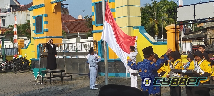 SMPN 2 Cilegon Laksanakan Upacara HUT RI ke 77 Tahun