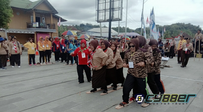 Upacara Temu Pembina Penegak Kwartir Daerah se Sumatera Selatan di Banding Agung