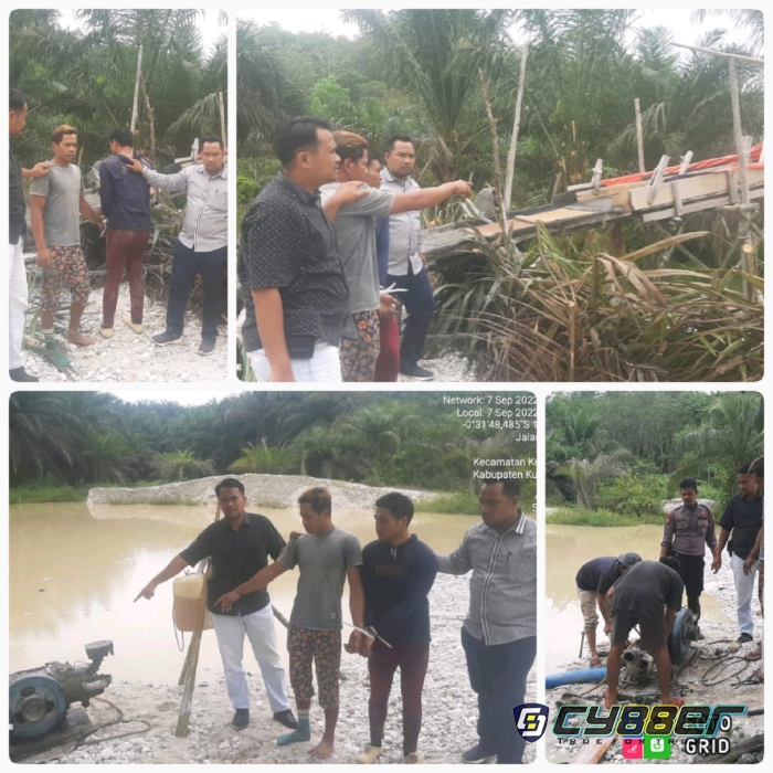 Dua Pelaku Penambangan Emas Tanpa Ijin Diringkus di Desa Pintu Gobang Kari