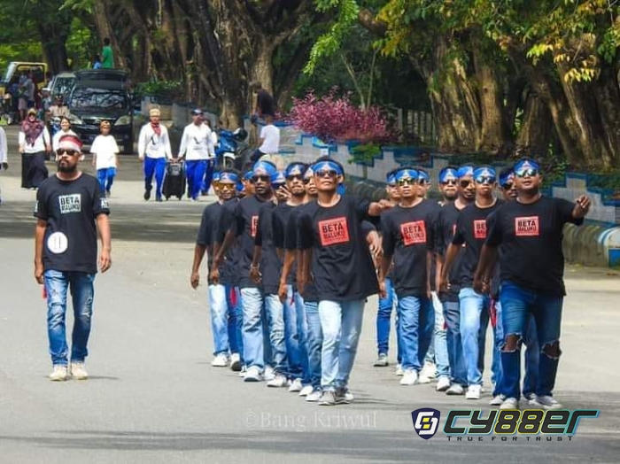 Juara Terbaik I Lomba Gerak Jalan Ceria Perayaan HUT ke-21 Demokrat di Raja Ampat Disabet “Beta Maluku”