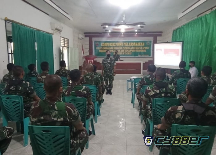 Kodim 0302 Inhu Apwil/Puater Tingkatkan Kesiapan Prajurit dalam Pembinaan