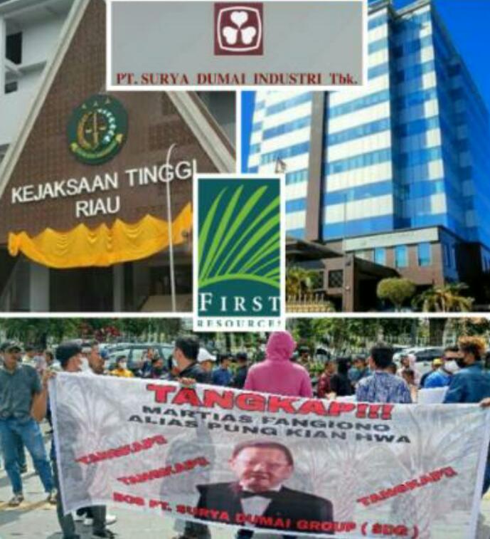 PT Surya Dumai di Demo, Minta Kejati Riau Tangkap Taipan Martias Fangiono 