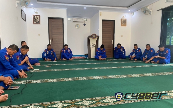 Guna Meningkatkan Keimanan Personel, Ditpolairud Polda Banten Laksanakan Binrohtal