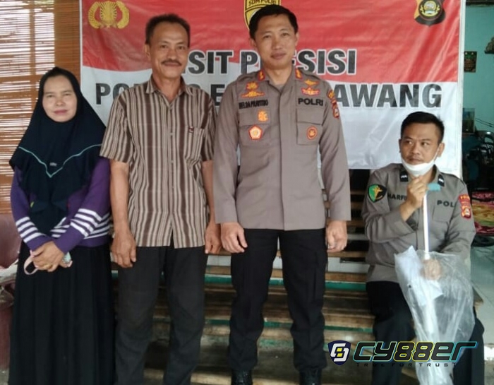 Kapolres Empat Lawang Kunjungi Anggota Yang Sedang Sakit