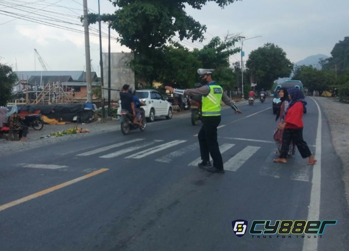Men Polres Lamsel Gelar Operasi Zebra Krakatau 2022 selama 14 hari.
