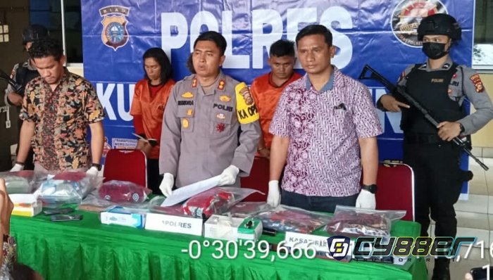 Tim Opsnal Polres Kuansing Tangkap Tiga Pembunuh Ibu dan Anak di desa Pasar Baru
