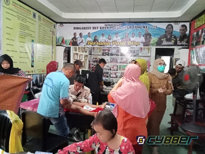 HUT LIN Kota Pagaralam, Gelar Sunatan Massal dan Bagi Sembako