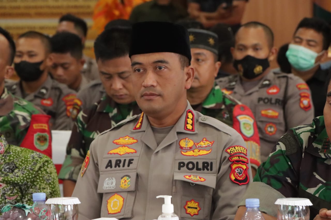Kapolresta Cirebon Hadiri Peringatan Maulid Nabi Muhammad SAW Secara Virtual dari Mabes Polri