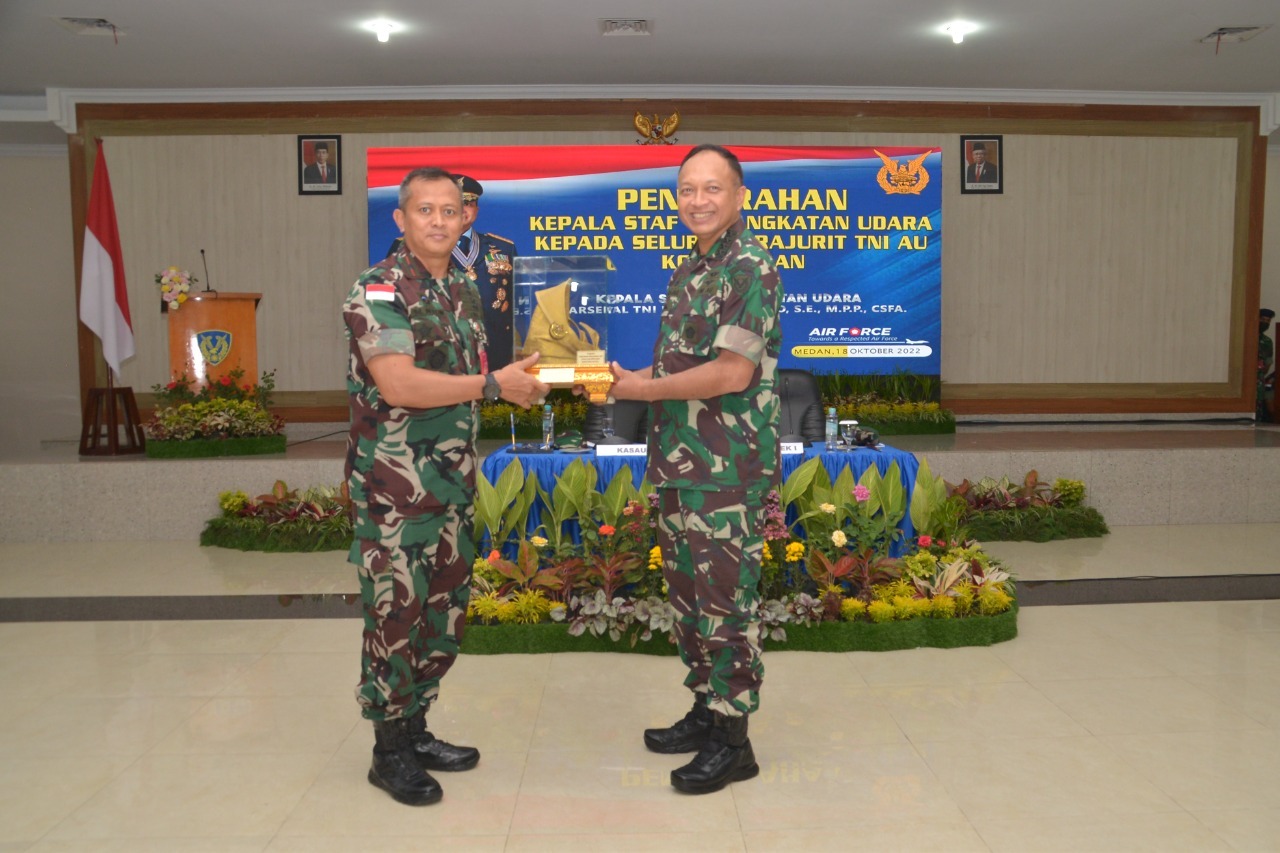 Kunjungan Kerja Kasau ke Kosek I Medan