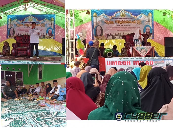 Yayasan Baitul Mutataqin Ishaqiyyah Peringati Maulid Nabi Muhammad SAW Sebagai Bukti Kecintaannya