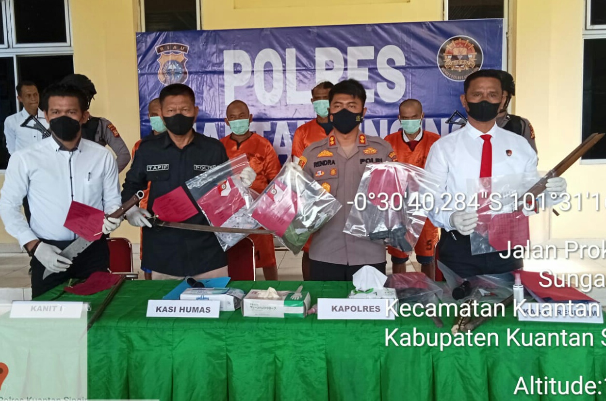Polres Kuansing Ungkap Kasus Penganiayaan dan Kasus Melarikan Anak Bawah Umur