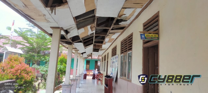 Gedung SDN 07 Way Kenanga Nyaris Ambruk, Murid Dihantui Rasa Ketakutan