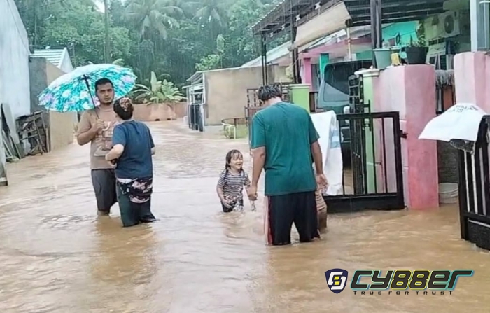 Perumahan PRMI Tanjung Ratu Kembali Terendam Banjir, Warga Minta Solusinya Dari Dinas Terkait