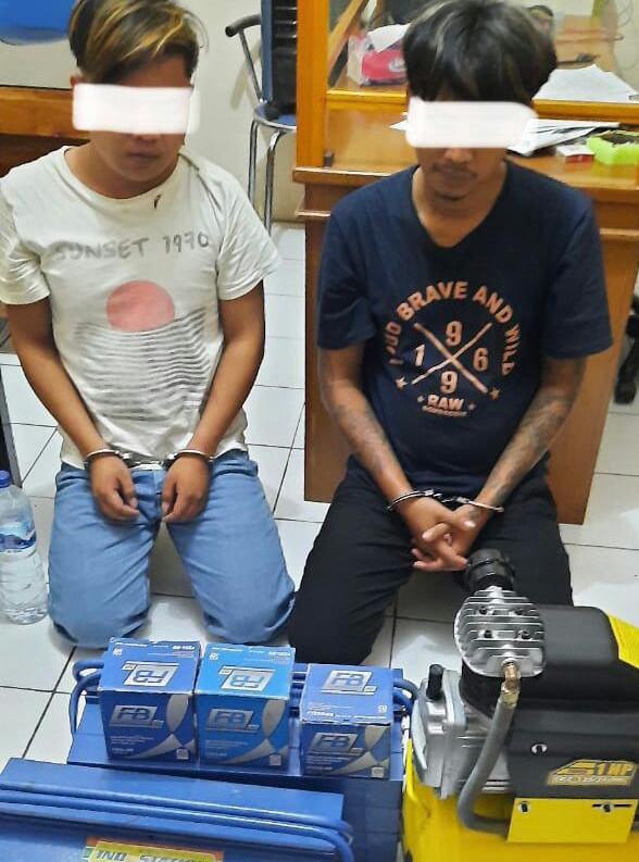 Polsek Ujungjaya Amankan 2 Pelaku Pencurian dan Barang Bukti