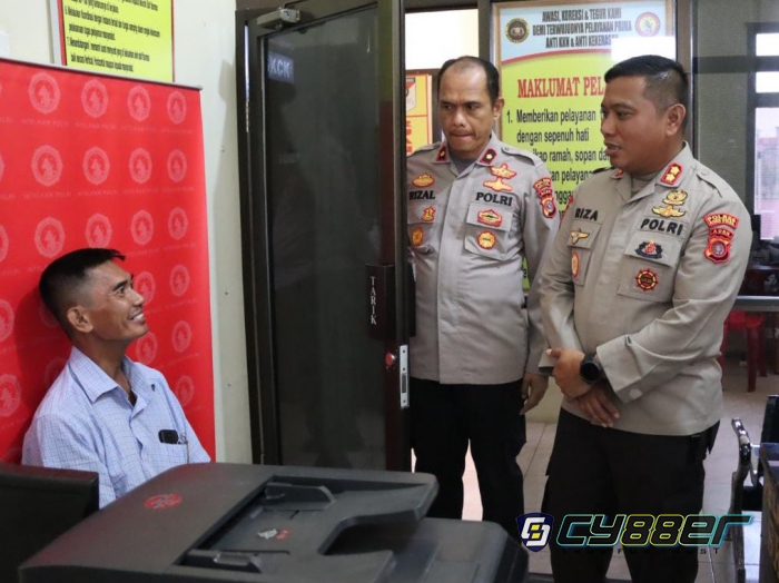 Kapolres Aceh Utara Sidak Ruang Pelayanan SKCK