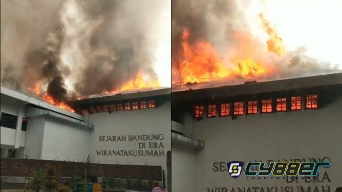 Kebakaran Gedung Bappelitbang di Balai Kota Bandung