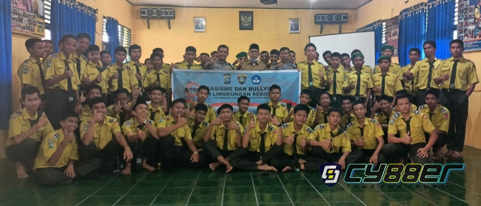 Stop Rasisme dan Bullying, Polsek Tualang Binluh di SMK Yamatu