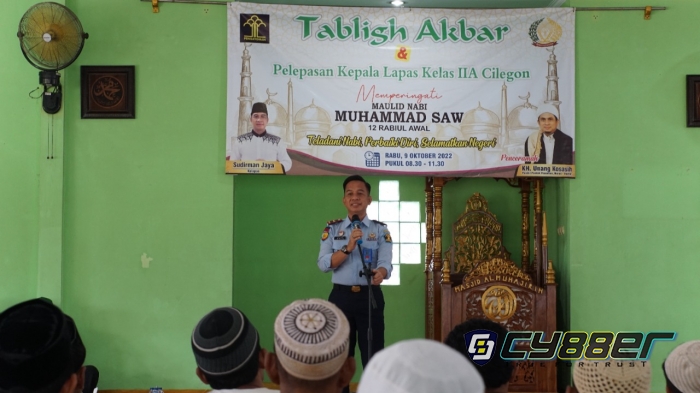 Peringati Maulid Nabi Muhammad 1444 H, Lapas Cilegon Perkuat Keimanan Warga Binaan 
