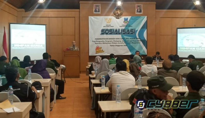 Satpol PP Kabupaten Garut Gelar Sosialisasi Pemberantasan Barang Kena Cukai 