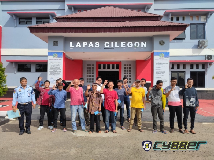 15 WBP Lapas Kelas IIA Cilegon Hirup Udara Bebas Berkat Program Pembebasan Bersyarat