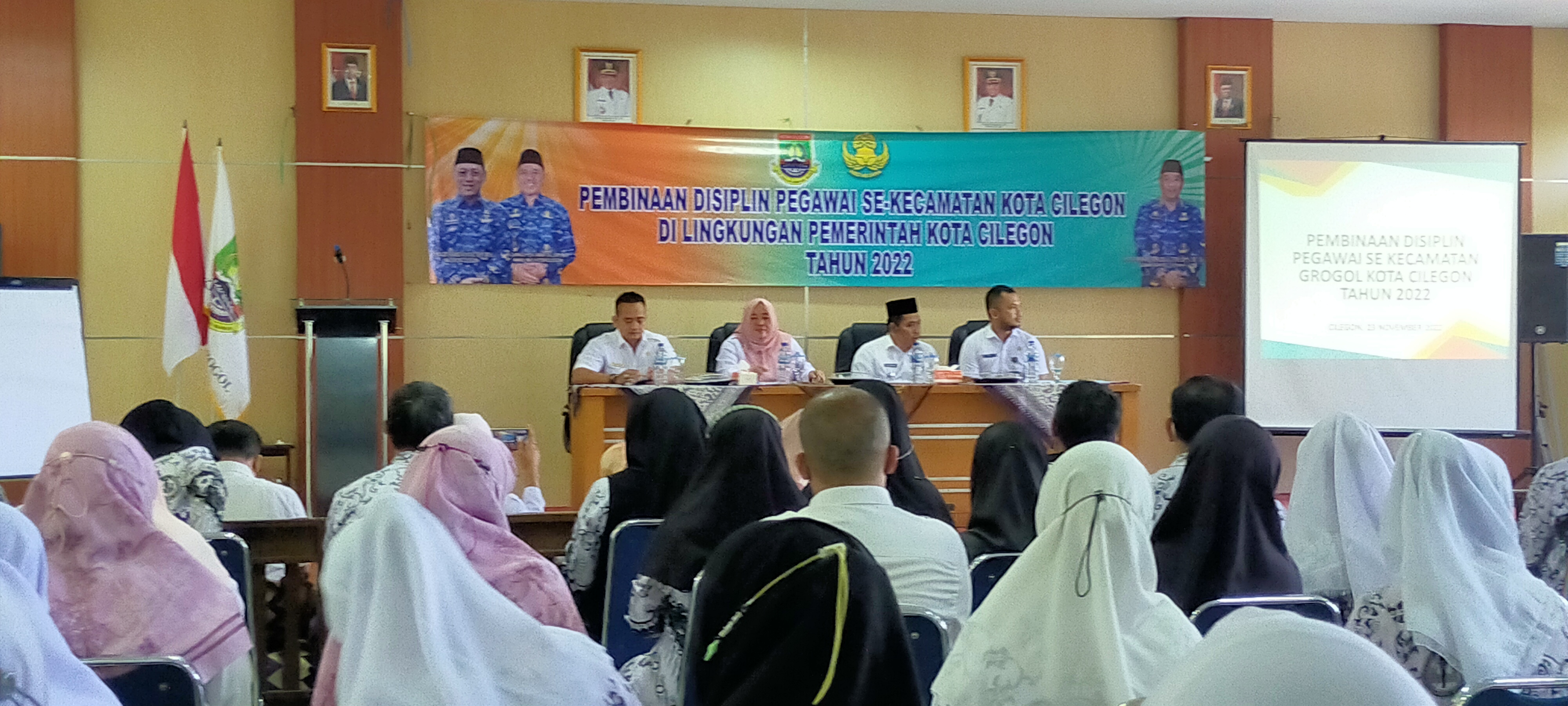 Pembinaan Disiplin Pegawai Se-Kecamatan Gerogol di Lingkungan Pemerintahan Kota Cilegon Tahun 2022.