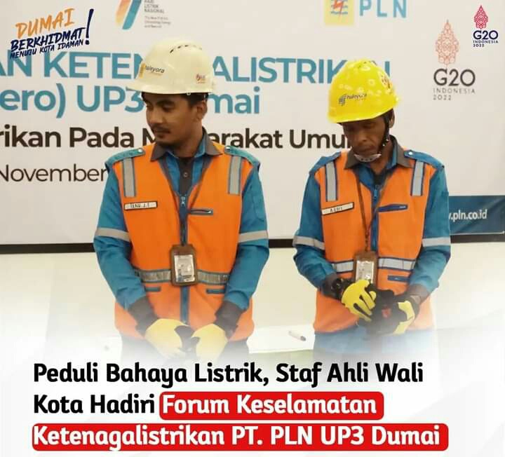 PT PLN UP3 Dumai Adakan Kegiatan Edukasi Keselamatan Ketenagalistrikan 