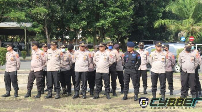 Antisipasi Unjuk Rasa, Dansat Brimob Polda Banten Libatkan Personel di KP3B