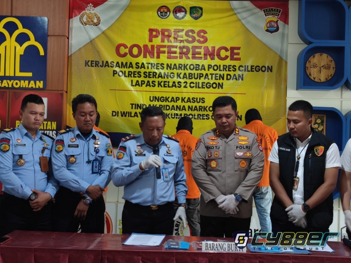 Sinergitas APH, Lapas IIA Cilegon Gagalkan Upaya Peredaran Gelap Narkotika Jenis Sabu