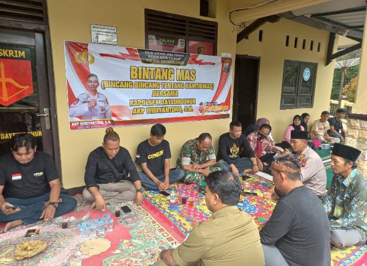 Bincang Bincang Tentang Kamtibmas (BINTANG MAS) Bersama Kapolsek Dayeuhluhur dan Komunitas Masyarakat