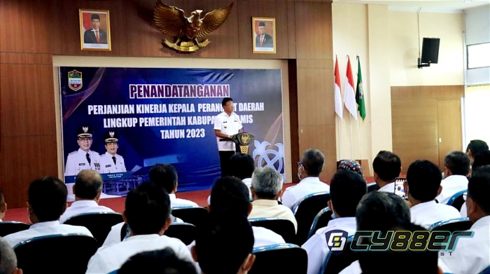 Penandatanganan Perjanjian Kerja Perangkat Daerah 2023 Kabupaten Ciamis 