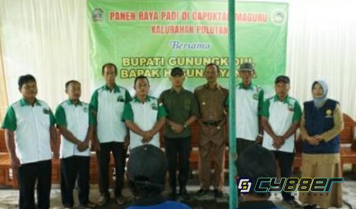 Petani Pulutan Hasilkan 9,09 Ton Perhektar Panen Padi.