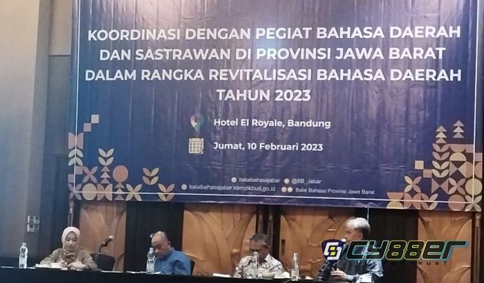 Balai Bahasa Prov. Jabar Gelar Koordinasi dengan Penggiat Bahasa Daerah dan Sastrawan