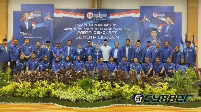 8 DPAC Partai Demokrat Kota Cilegon Dilantik, Yakin Target 8 Kursi Tercapai
