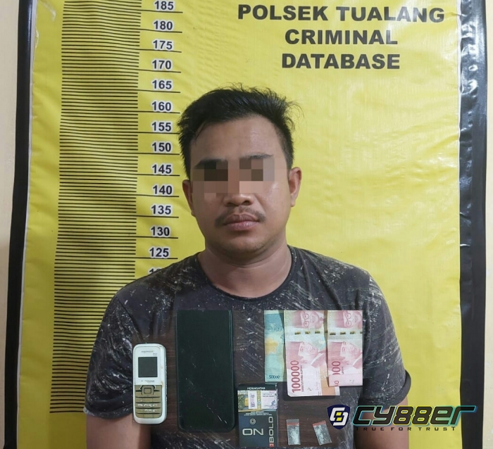 Lagi Transaksi Sabu di Parkiran Karaoke Pelangi, Pria Ini Ditangkap Polisi Tualang
