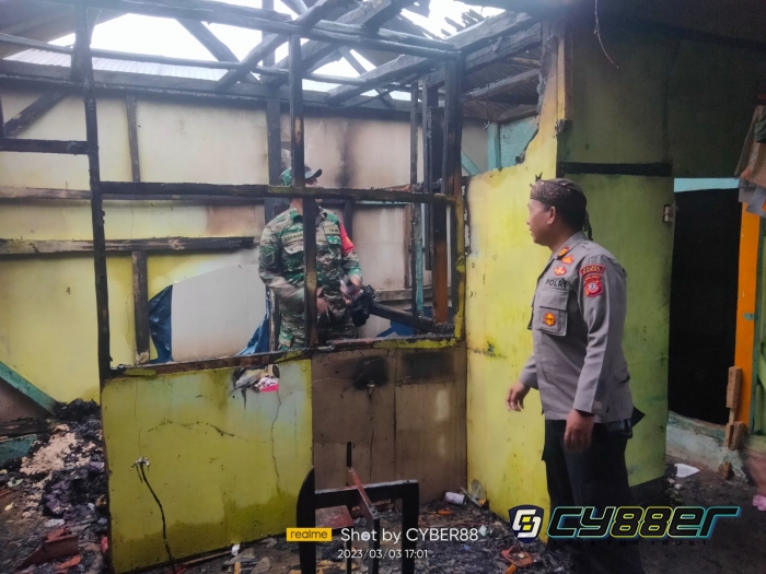  Kebakaran di Desa Margamulya Akibat Konsleting Listrik