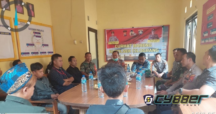 Kapolsek Cilograng Gelar Jumat Curhat  Tampung Keluhan Masyarakat