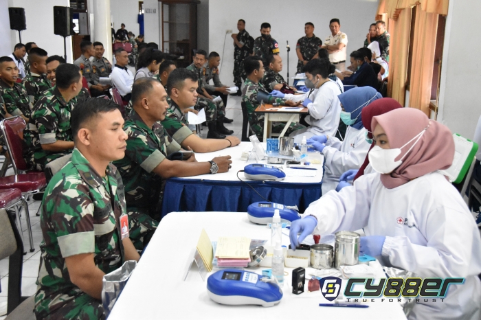 TNI AU Bakorda Bandung Gelar Donor Darah