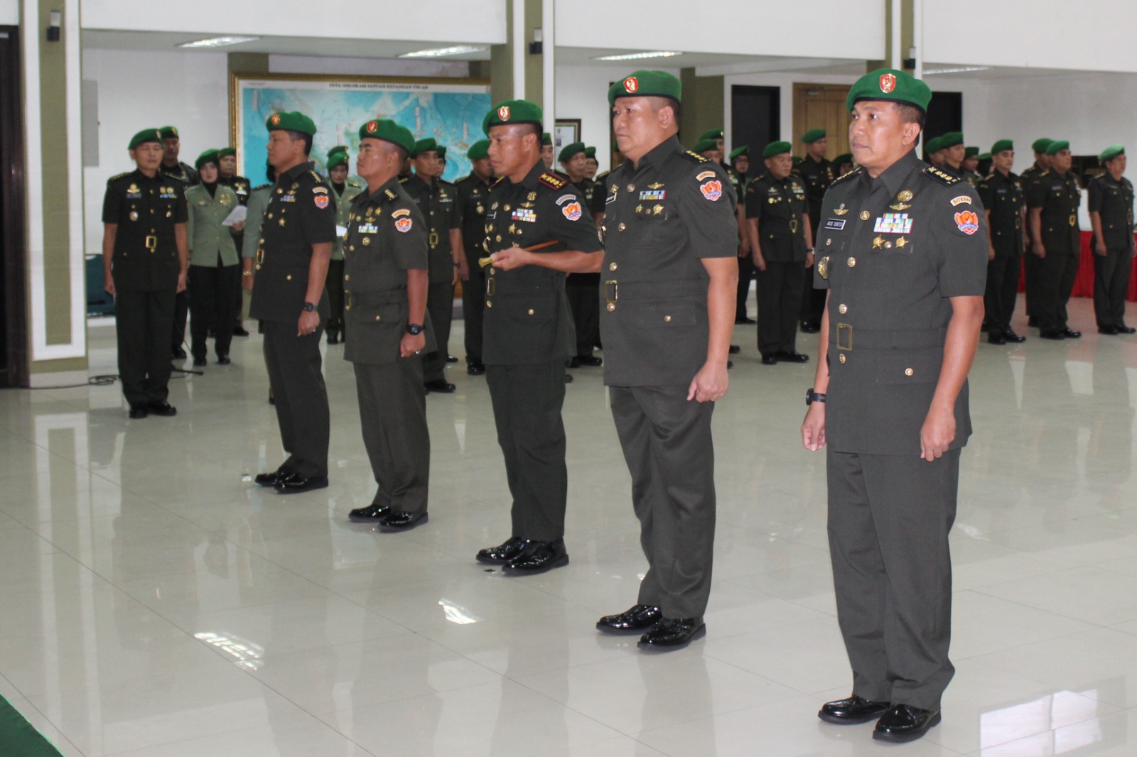Dirkuad Pimpin Serah Terima Jabatan dan Laporan Korps