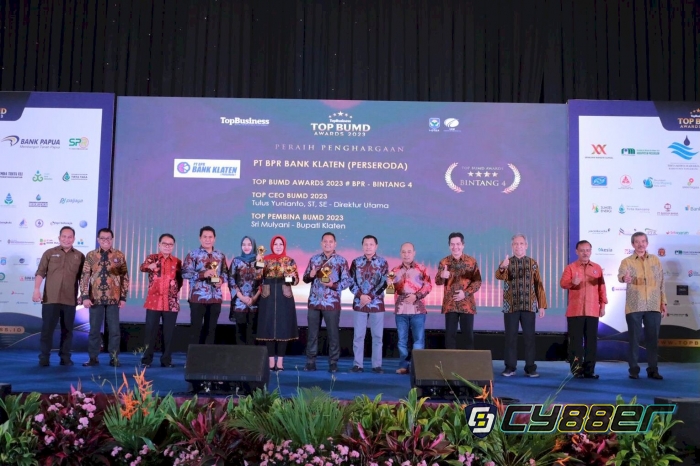 Keren, Klaten Raih Lima Penghargaan TOP BUMD Award 2023