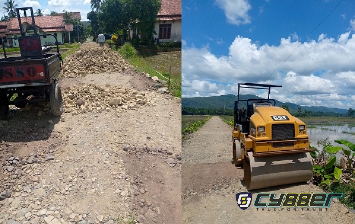 Kualitas Material Pengkerasan Jalan di Desa Sidaharja Ciamis yang Menggunakan Calbuk Jadi Sorotan