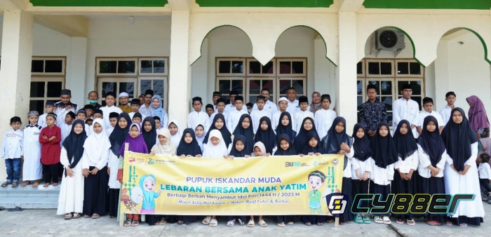 Jelang Idul Fitri, PT PIM Bagikan Santunan dan Paket Lebaran Bagi Ratusan Anak Yatim