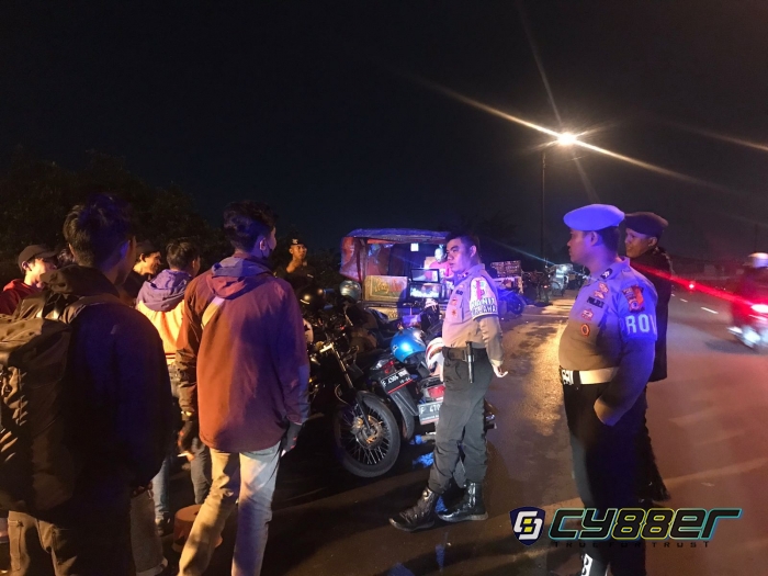 Antisipasi Kejahatan di Bulan Suci Ramadhan, Sat Samapta Polres Bogor Patroli Malam KRYD